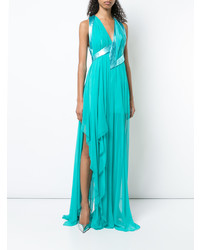 Бирюзовое вечернее платье от Rubin Singer