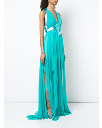Бирюзовое вечернее платье от Rubin Singer