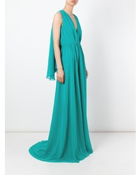 Бирюзовое вечернее платье от MSGM