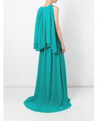 Бирюзовое вечернее платье от MSGM