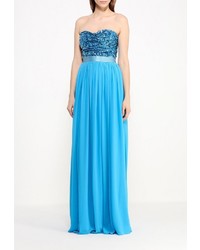 Бирюзовое вечернее платье от Goddiva