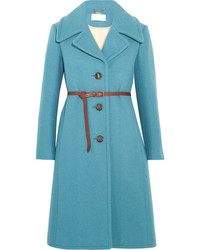 Женское бирюзовое пальто от Chloé