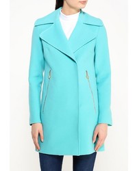 Женское бирюзовое пальто от Grand Style