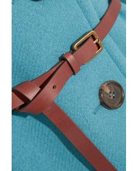 Женское бирюзовое пальто от Chloé