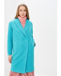 Женское бирюзовое пальто от TrendyAngel