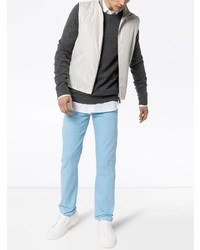 Мужские бирюзовые джинсы от Kiton