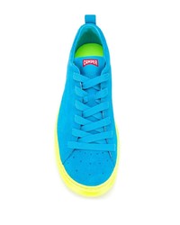 Мужские бирюзовые замшевые низкие кеды от Camper