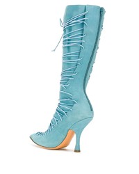 Бирюзовые замшевые сапоги от Y/Project