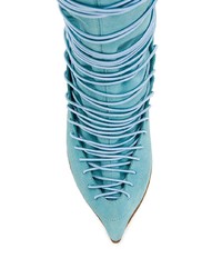 Бирюзовые замшевые сапоги от Y/Project