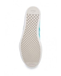 Женские бирюзовые кеды от Lacoste