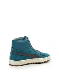 Женские бирюзовые кеды от Puma