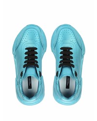 Мужские бирюзовые кроссовки от Dolce & Gabbana