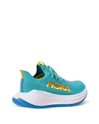 Мужские бирюзовые низкие кеды с принтом от Hoka One One