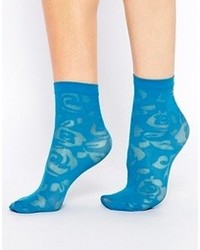 Женские бирюзовые носки с принтом от Gipsy