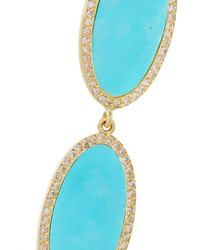 Бирюзовые серьги от Jennifer Meyer