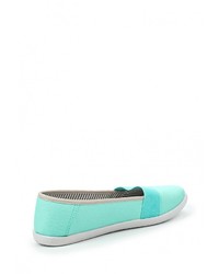 Женские бирюзовые слипоны от Crosby