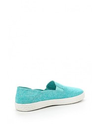 Женские бирюзовые слипоны от Keddo