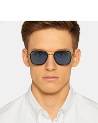 Мужские бирюзовые солнцезащитные очки от Thom Browne