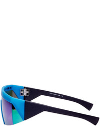 Мужские бирюзовые солнцезащитные очки от Mykita