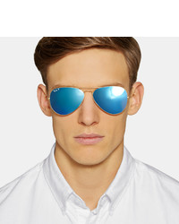 Мужские бирюзовые солнцезащитные очки от Ray-Ban