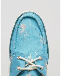 Бирюзовые топсайдеры от Timberland