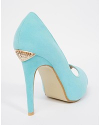 Бирюзовые туфли от AX Paris
