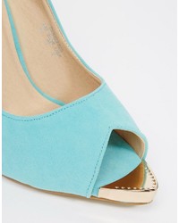 Бирюзовые туфли от AX Paris