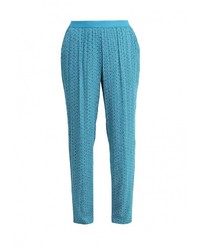 Бирюзовые узкие брюки от Modis