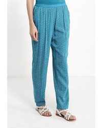 Бирюзовые узкие брюки от Modis