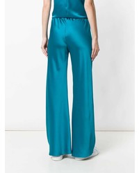 Бирюзовые широкие брюки от Blanca