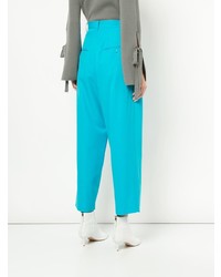 Бирюзовые широкие брюки от G.V.G.V.