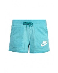 Женские бирюзовые шорты