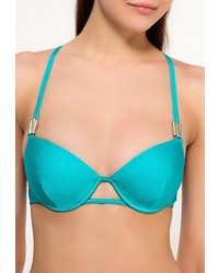 Бирюзовый бикини-топ от River Island