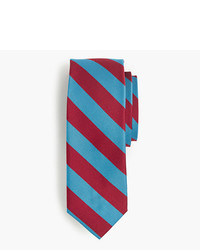 Бирюзовый галстук в горизонтальную полоску