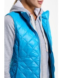 Женский бирюзовый жилет от Sela