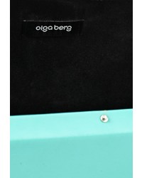 Бирюзовый кожаный клатч от Olga Berg