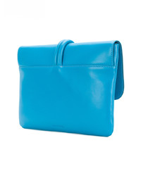 Бирюзовый кожаный клатч от Tila March