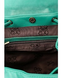 Женский бирюзовый кожаный рюкзак от Baggini