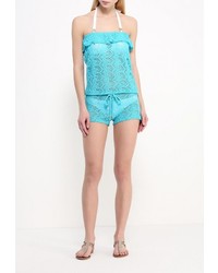 Бирюзовый комбинезон с шортами от Phax