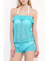 Бирюзовый комбинезон с шортами от Phax