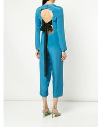 Бирюзовый комбинезон от Tibi