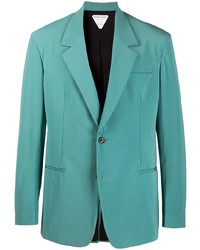 Мужской бирюзовый пиджак от Bottega Veneta