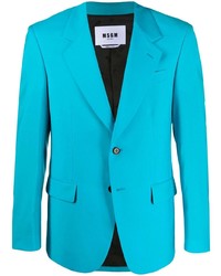 Мужской бирюзовый пиджак от MSGM