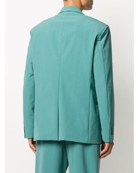 Мужской бирюзовый пиджак от Bottega Veneta