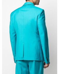 Мужской бирюзовый пиджак от Versace