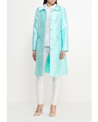 Женский бирюзовый плащ от LAMANIA
