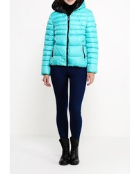 Женский бирюзовый пуховик от Grishko