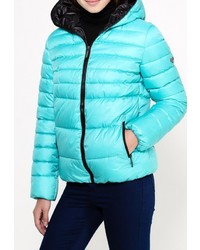 Женский бирюзовый пуховик от Grishko