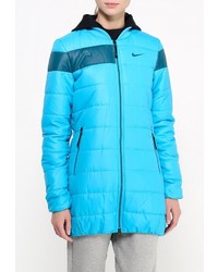 Женский бирюзовый пуховик от Nike