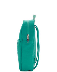 Мужской бирюзовый рюкзак с принтом от Gucci